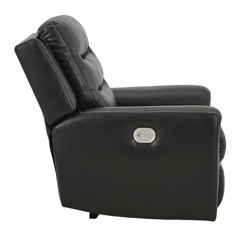 Signature Design by Ashley Warlin Power Leather Look Recliner 6110513 IMAGE 4