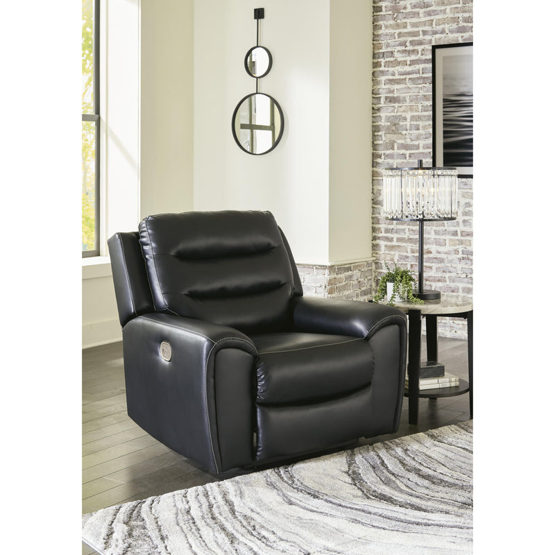 Signature Design by Ashley Warlin Power Leather Look Recliner 6110513 IMAGE 6