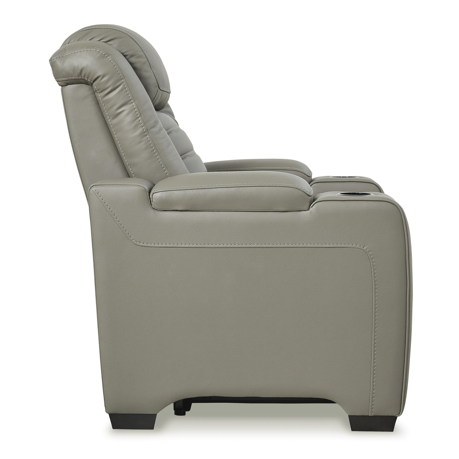 Signature Design by Ashley Backtrack Power Leather Match Recliner U2800513 IMAGE 4