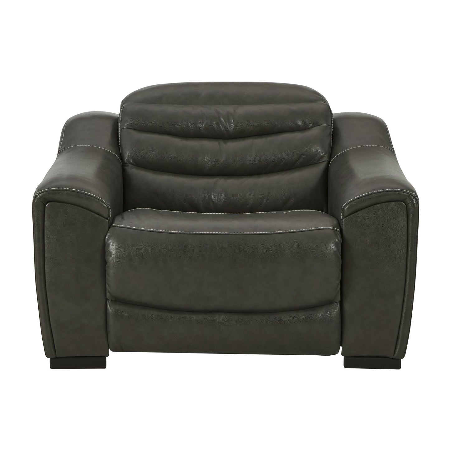 Signature Design by Ashley Center Line Power Leather Match Recliner U6340413 IMAGE 2
