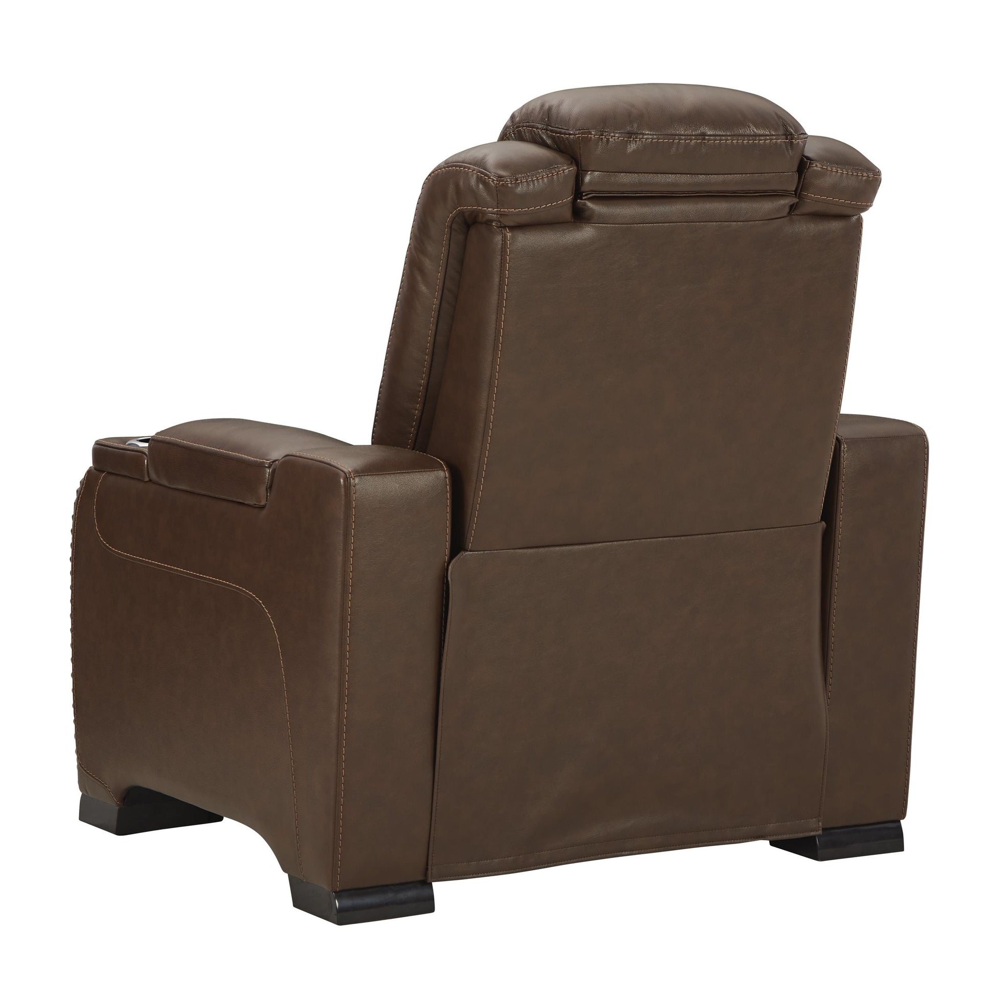 Signature Design by Ashley The Man-Den Power Leather Match Recliner U8530613 IMAGE 4