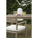 Signature Design by Ashley Aria Plains P359-615 Square Dining Table with Umbrella Option | American Furniture of Slidell