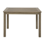 Signature Design by Ashley Aria Plains P359-615 Square Dining Table with Umbrella Option | American Furniture of Slidell