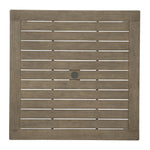 Signature Design by Ashley Aria Plains P359-615 Square Dining Table with Umbrella Option | American Furniture of Slidell