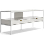 Signature Design by Ashley Deznee W162-68 Large TV Stand | American Furniture of Slidell