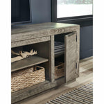 Signature Design by Ashley Krystanza W760-78 Extra Large TV Stand with Fireplace Option | American Furniture of Slidell