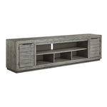 Signature Design by Ashley Naydell W996-78 Extra Large TV Stand with Fireplace Option | American Furniture of Slidell