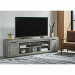 Signature Design by Ashley Naydell W996-78 Extra Large TV Stand with Fireplace Option | American Furniture of Slidell
