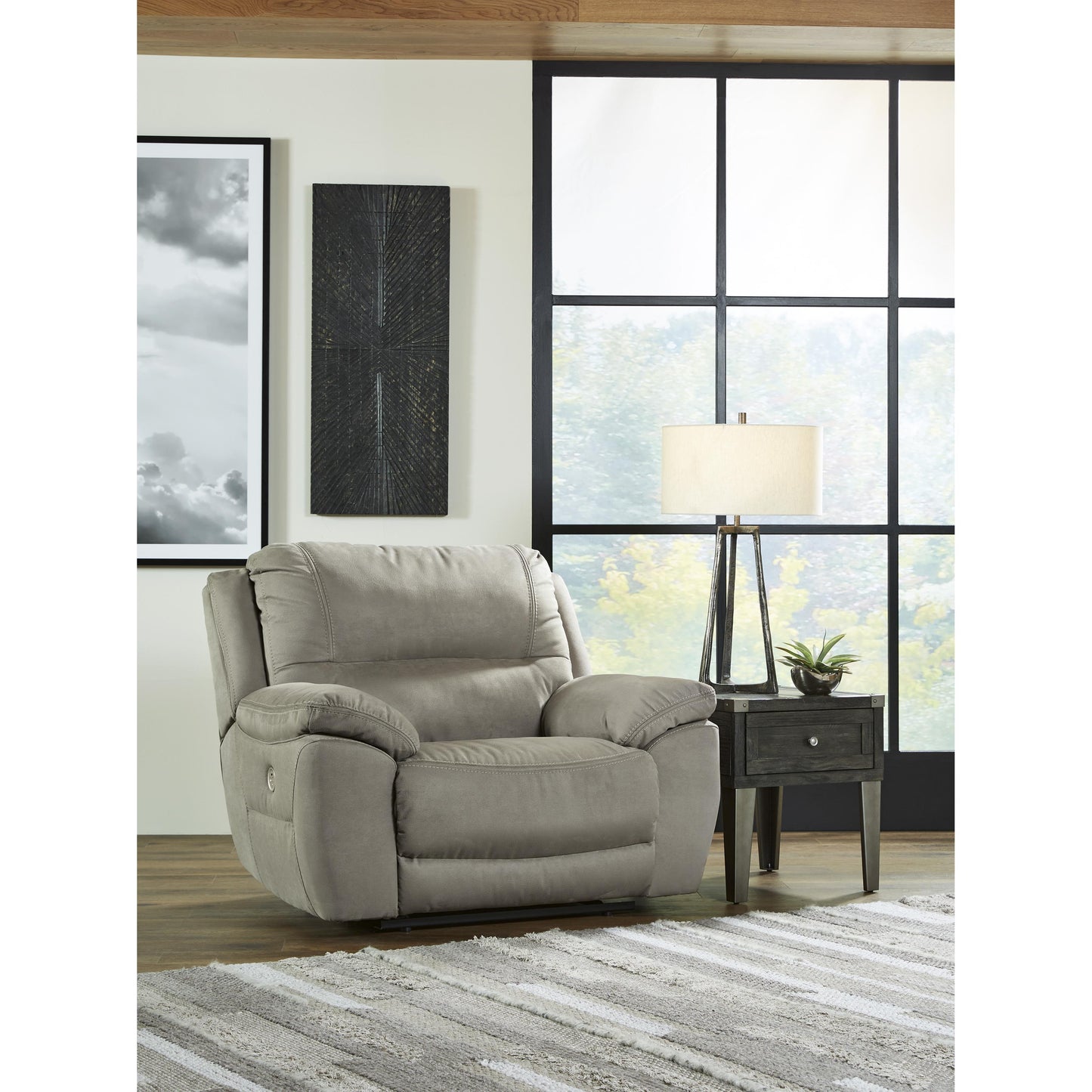 Signature Design by Ashley Next-Gen Gaucho Power Leather Look Recliner with Wall Recline 5420382 IMAGE 6