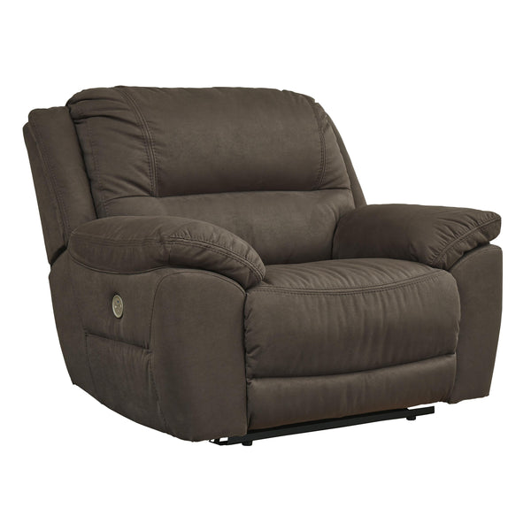 Signature Design by Ashley Next-Gen Gaucho Power Leather Look Recliner with Wall Recline 5420482 IMAGE 1