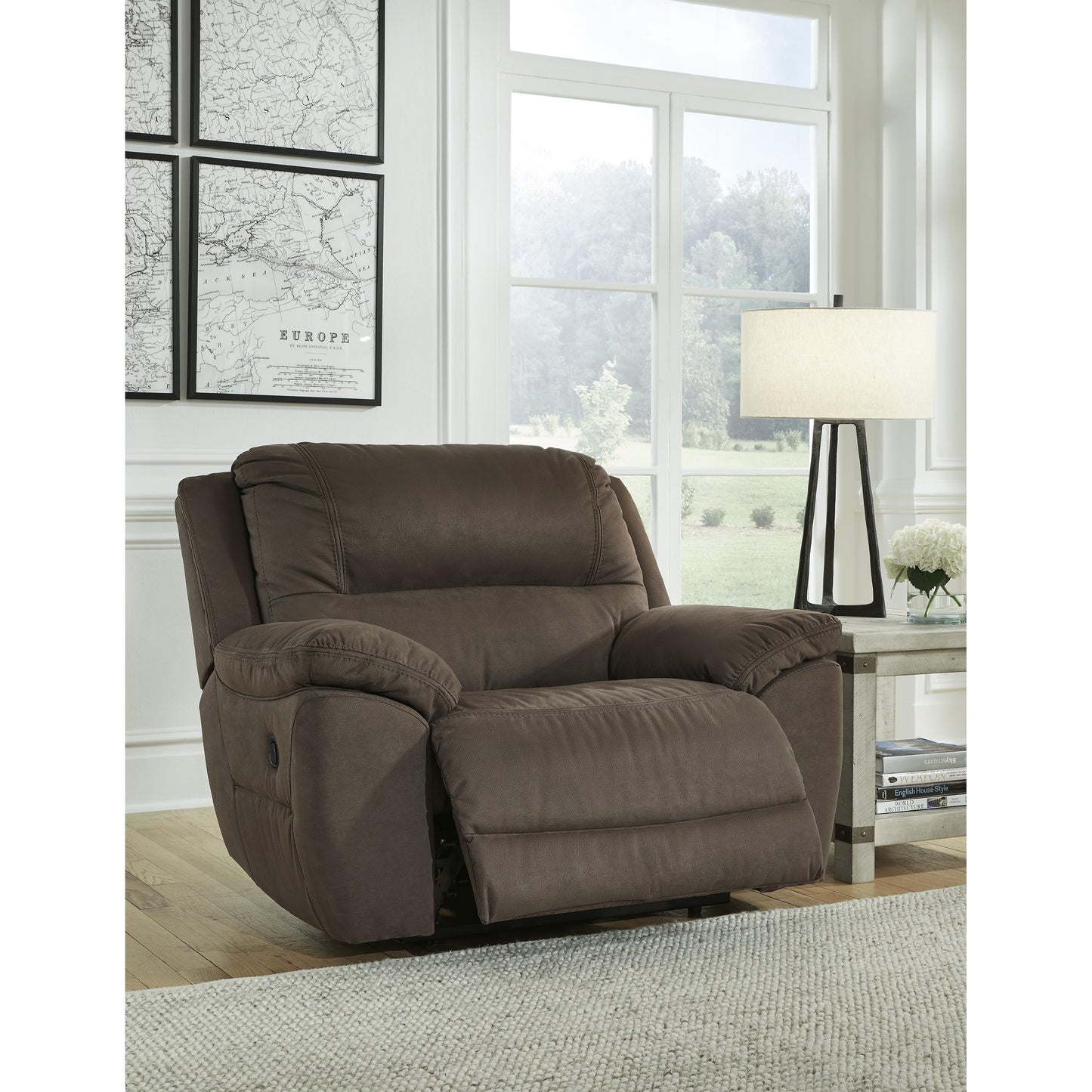 Signature Design by Ashley Next-Gen Gaucho Leather Look Recliner with Wall Recline 5420452 IMAGE 7