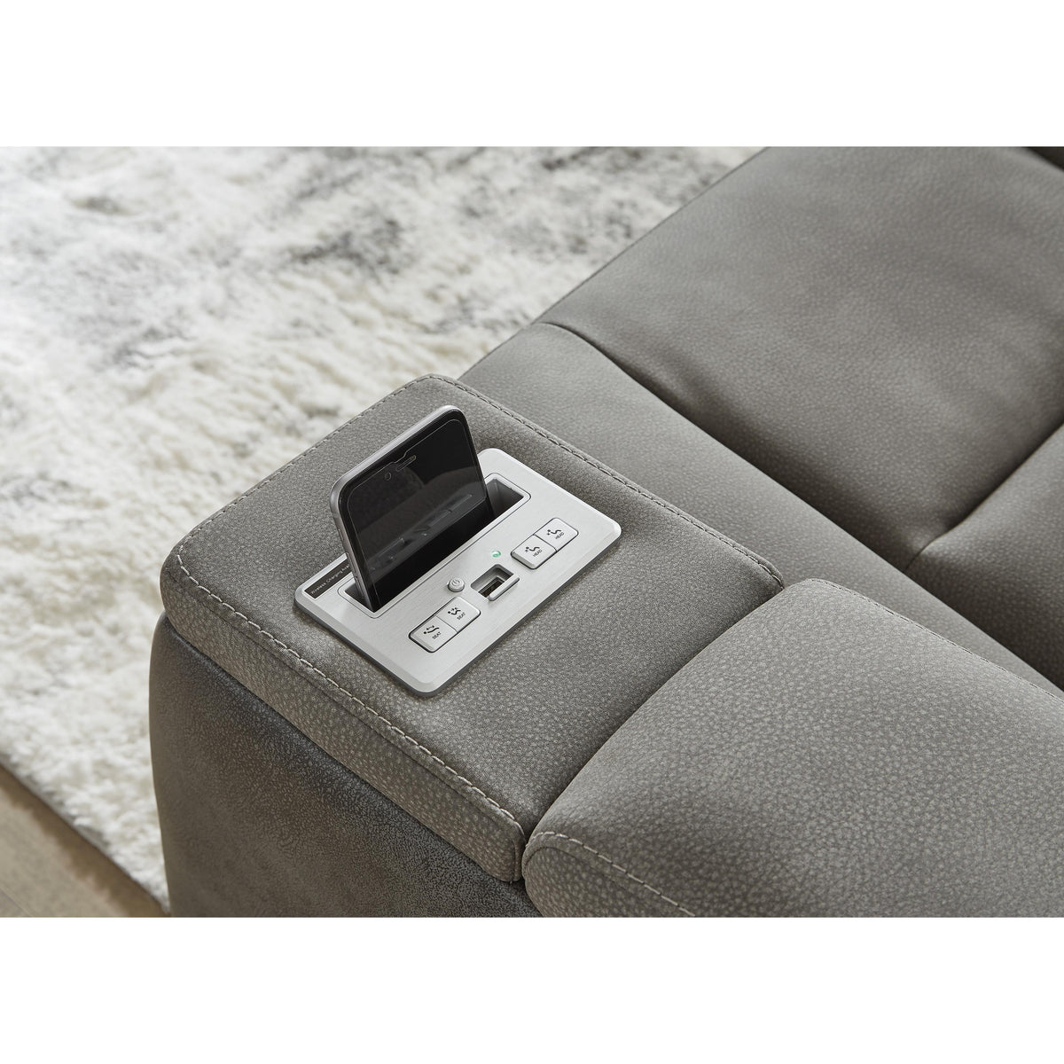  Signature Design by Ashley Next-Gen DuraPella 2200415 Power Reclining Sofa with Adjustable Headrest IMAGE 12