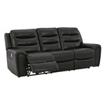 Signature Design by Ashley Warlin 6110515 Power Reclining Sofa with Adjustable Headrest IMAGE 1