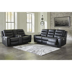 Signature Design by Ashley Warlin 6110515 Power Reclining Sofa with Adjustable Headrest | American Furniture of Slidell