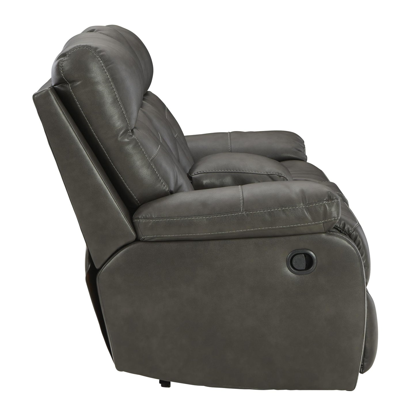 Signature Design by Ashley Willamen Power Reclining Leather Look Loveseat 1480194 IMAGE 3