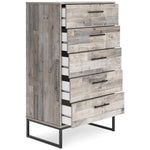 Signature Design by Ashley Neilsville EB2320-245 Five Drawer Chest | American Furniture of Slidell