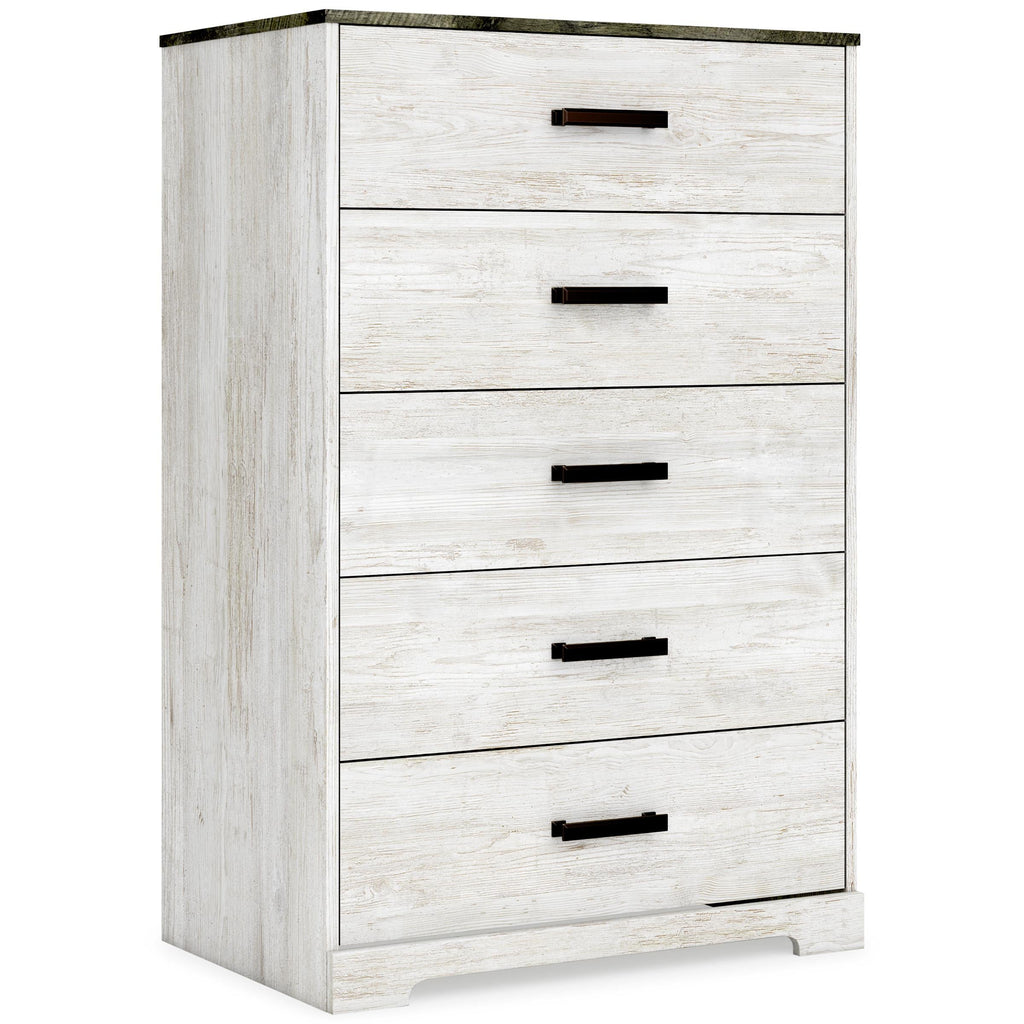 Signature Design by Ashley Shawburn EB4121-245 Five Drawer Chest | American Furniture of Slidell