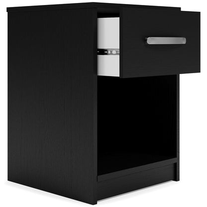 Signature Design by Ashley Finch EB3392-291 One Drawer Night Stand | American Furniture of Slidell