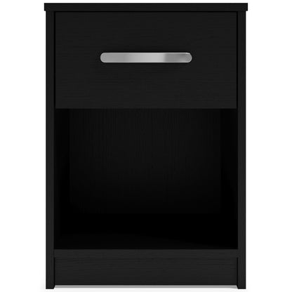 Signature Design by Ashley Finch EB3392-291 One Drawer Night Stand | American Furniture of Slidell