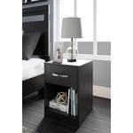 Signature Design by Ashley Finch EB3392-291 One Drawer Night Stand | American Furniture of Slidell