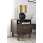 Signature Design by Ashley Calverson EB3660-291 One Drawer Night Stand | American Furniture of Slidell