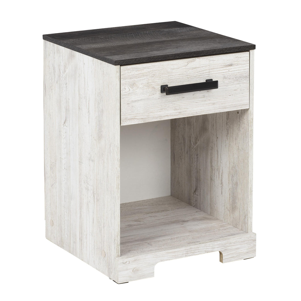 Signature Design by Ashley Shawburn EB4121-291 One Drawer Night Stand | American Furniture of Slidell