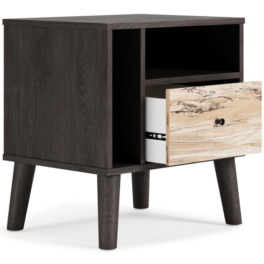 Signature Design by Ashley Piperton EB5514-291 One Drawer Night Stand | American Furniture of Slidell
