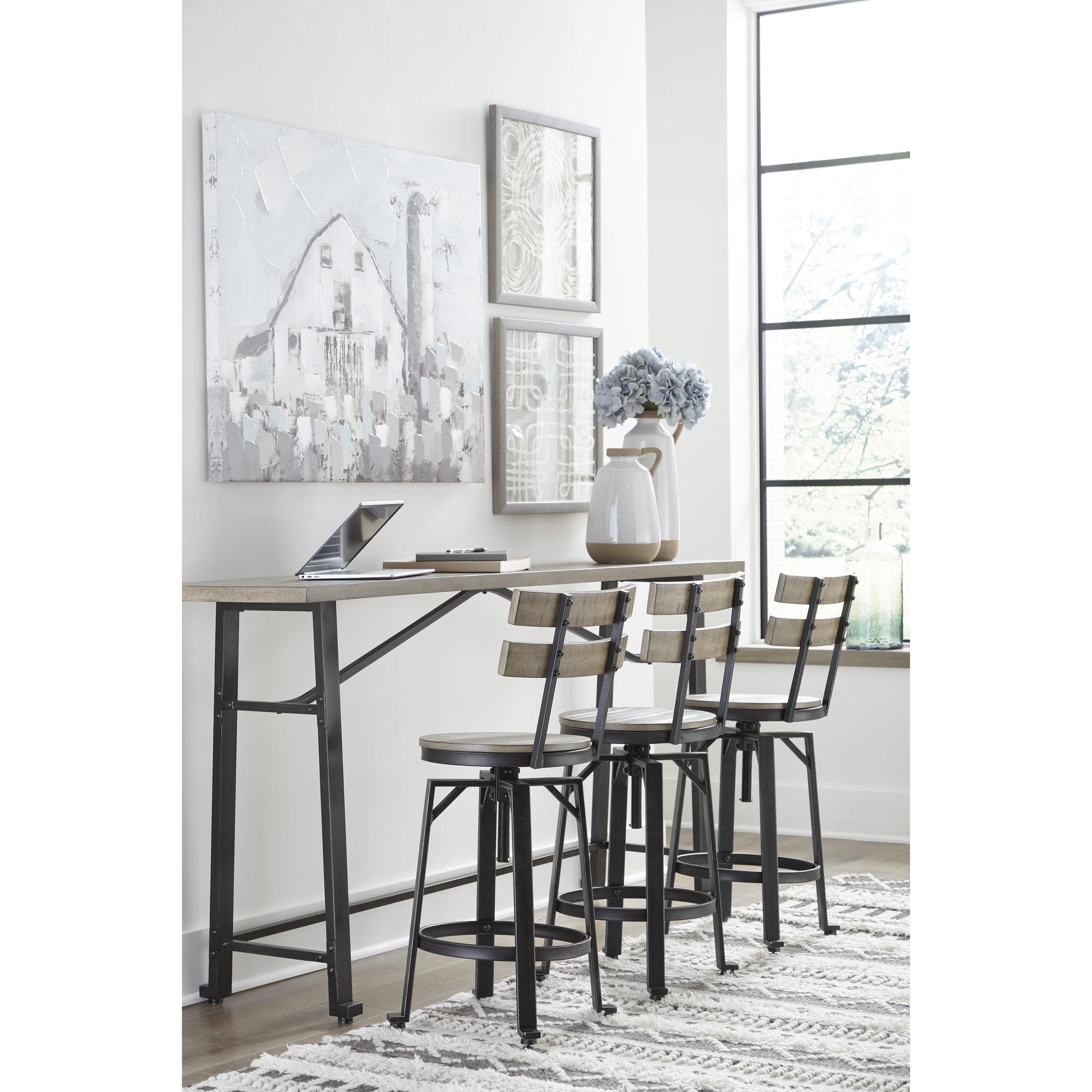 Signature Design by Ashley Lesterton Adjustable Height Stool D334-124 IMAGE 9