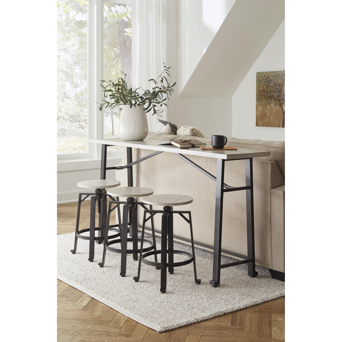 Signature Design by Ashley Karisslyn Adjustable Height Stool D336-024 IMAGE 7