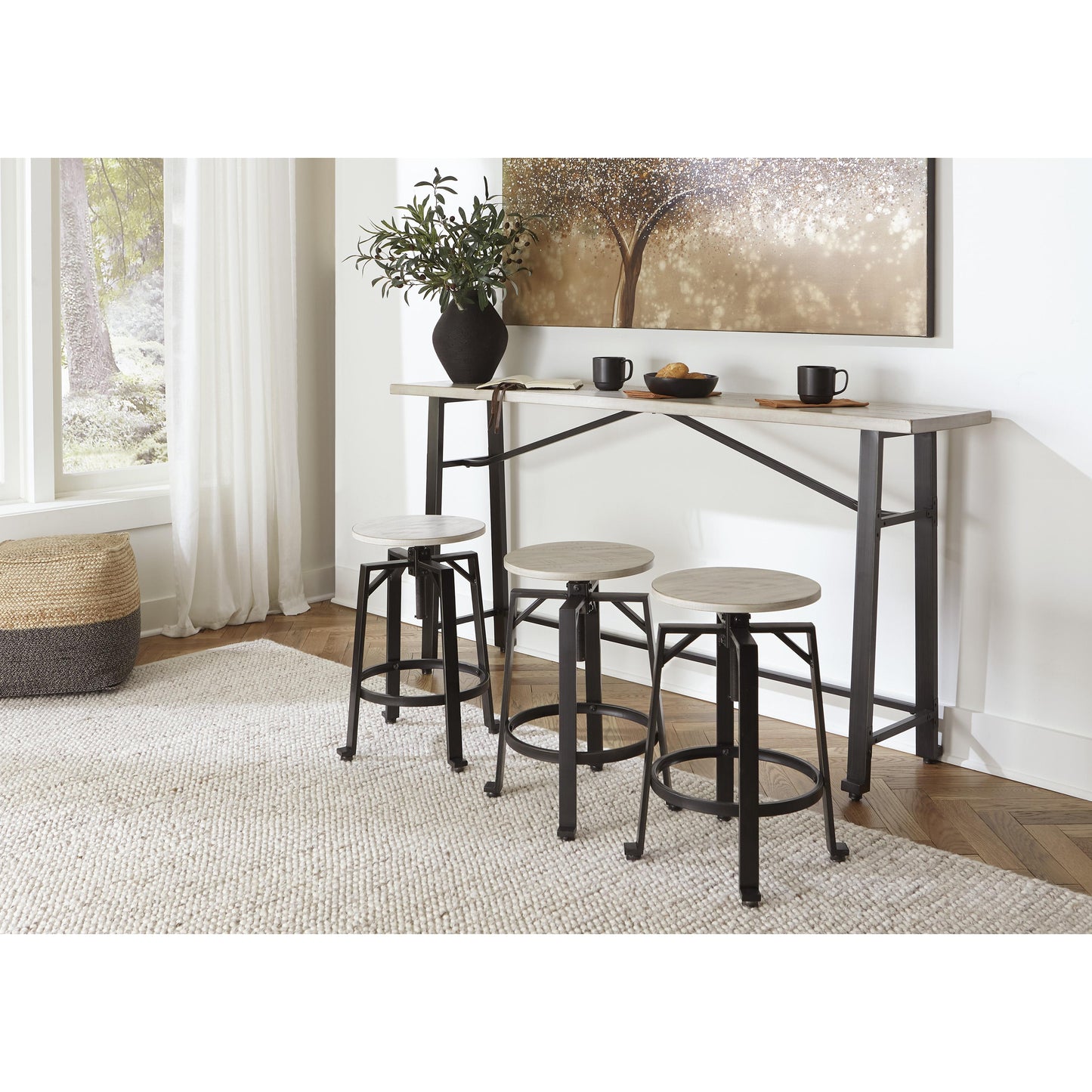 Signature Design by Ashley Karisslyn Adjustable Height Stool D336-024 IMAGE 8