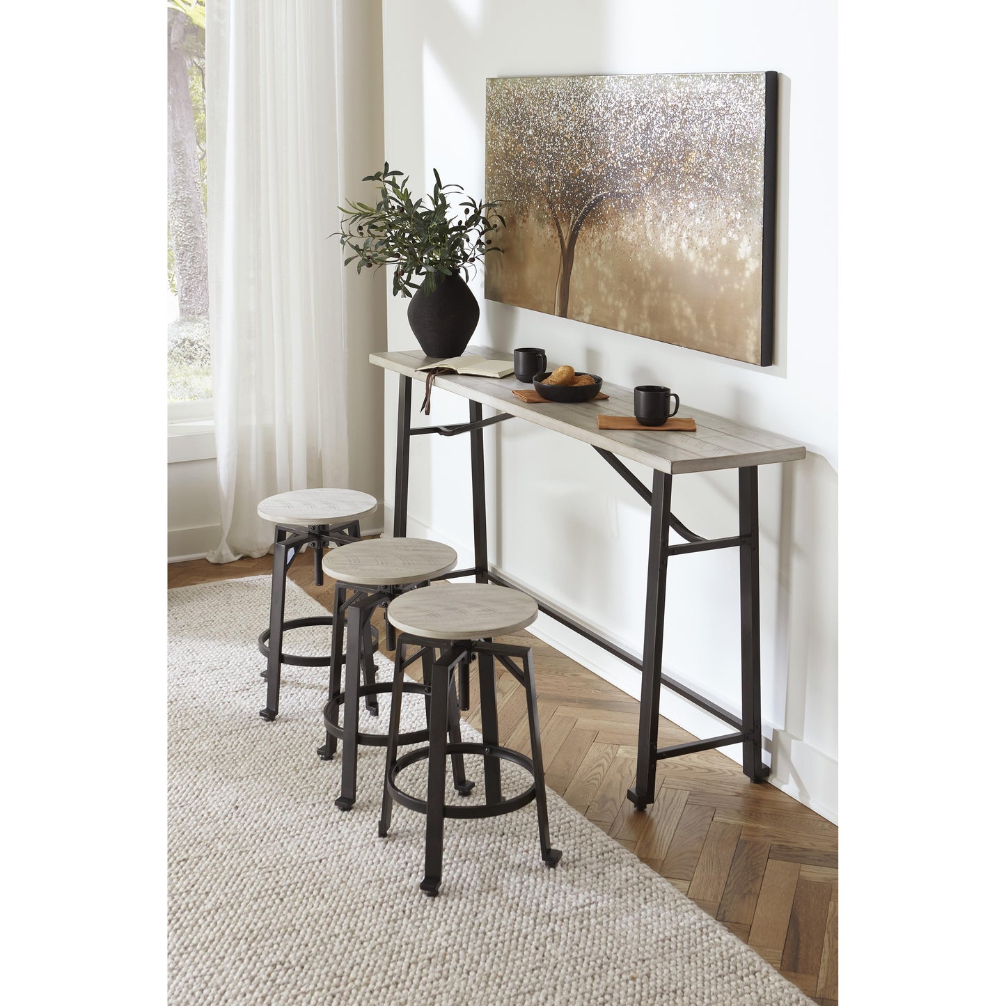 Signature Design by Ashley Karisslyn Adjustable Height Stool D336-024 IMAGE 9