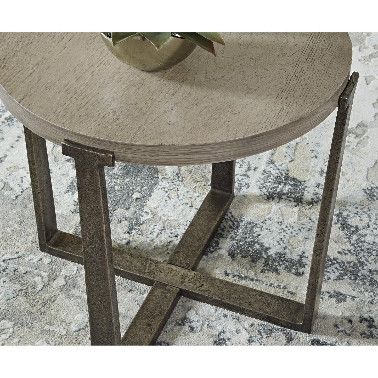 Signature Design by Ashley Dalenville T965-6 Round End Table | American Furniture of Slidell