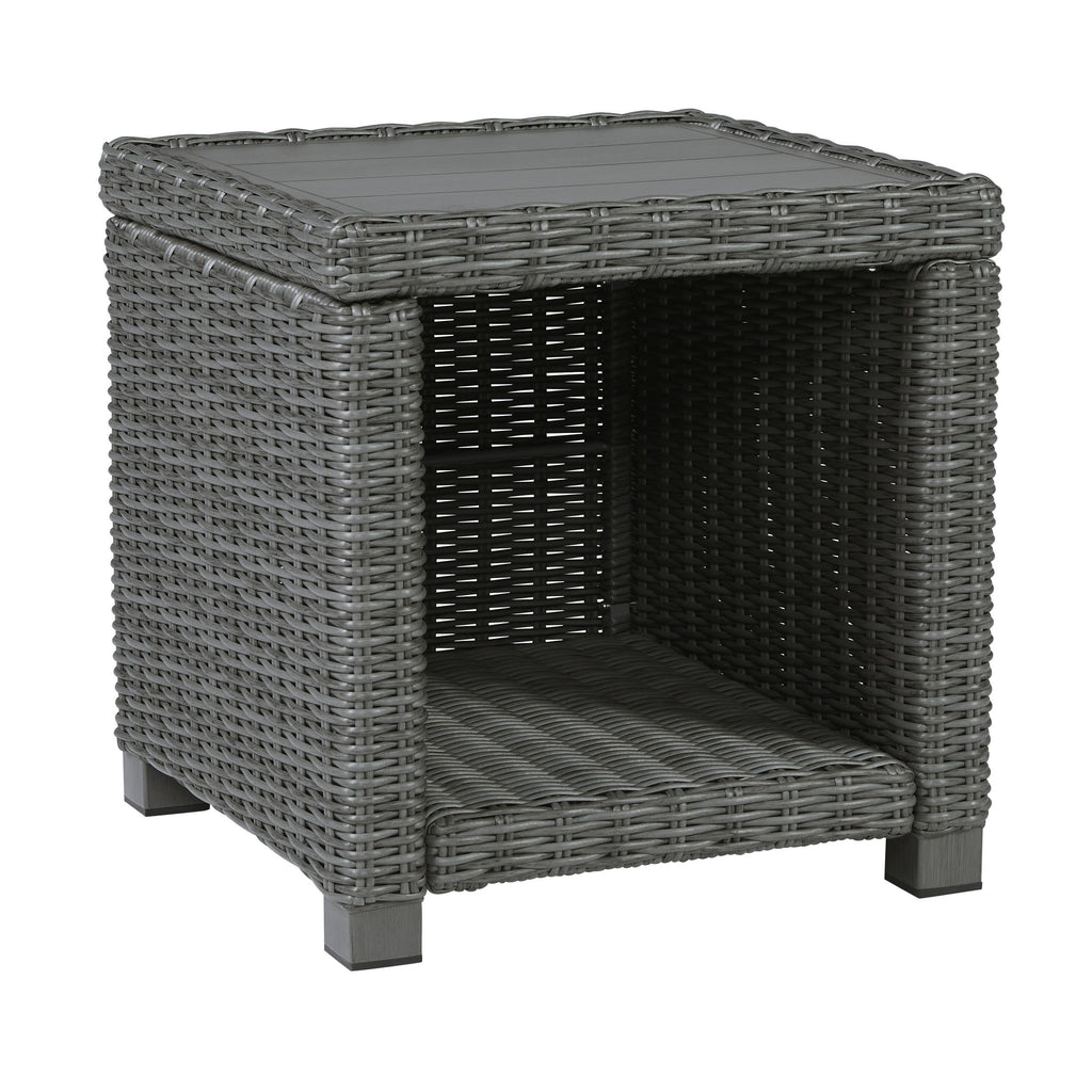 Signature Design by Ashley Elite Park P518-702 Square End Table | American Furniture of Slidell