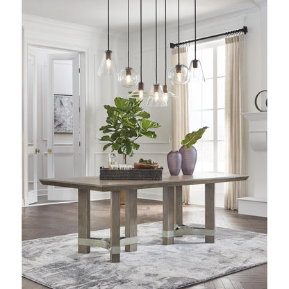 Signature Design by Ashley Chrestner D983-25 Rectangular Dining Room Table | American Furniture of Slidell