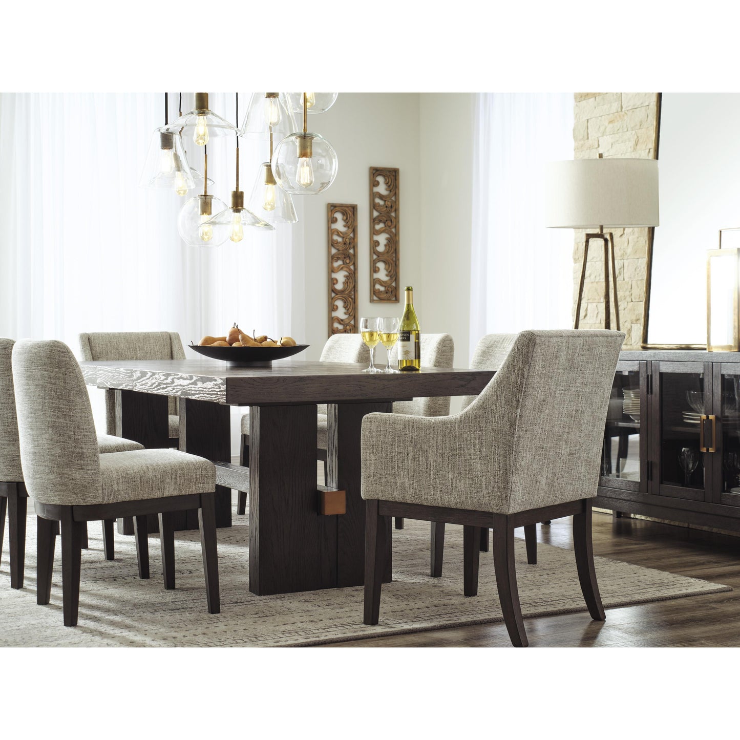 Signature Design by Ashley Burkhaus D984-45 Rectangular Dining Room Extension Table | American Furniture of Slidell