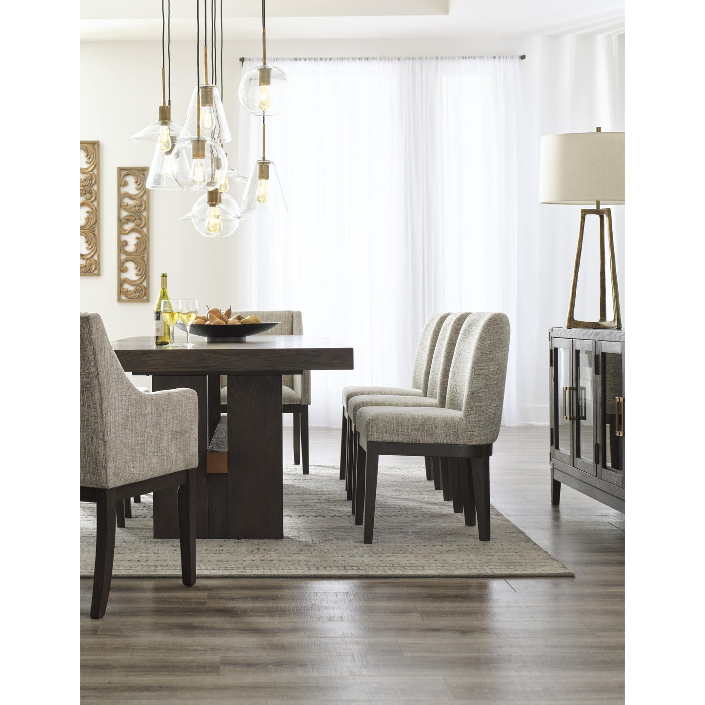 Signature Design by Ashley Burkhaus D984-45 Rectangular Dining Room Extension Table | American Furniture of Slidell