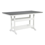 Signature Design by Ashley Transville P210-642 Rectangular Counter Table with Umbrella Option | American Furniture of Slidell