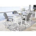 Signature Design by Ashley Transville P210-642 Rectangular Counter Table with Umbrella Option | American Furniture of Slidell