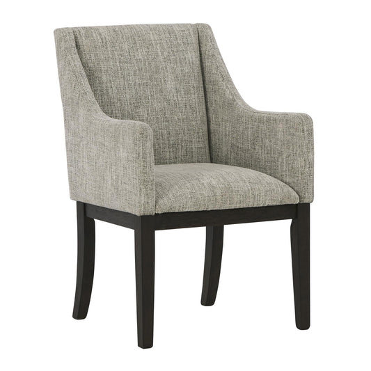 Signature Design by Ashley Burkhaus D984-01A Dining Upholstered Arm Chair IMAGE 1