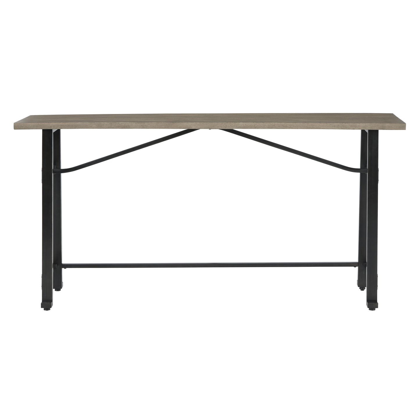 Signature Design by Ashley Lesterton Counter Height Dining Table with Trestle Base D334-52 IMAGE 2