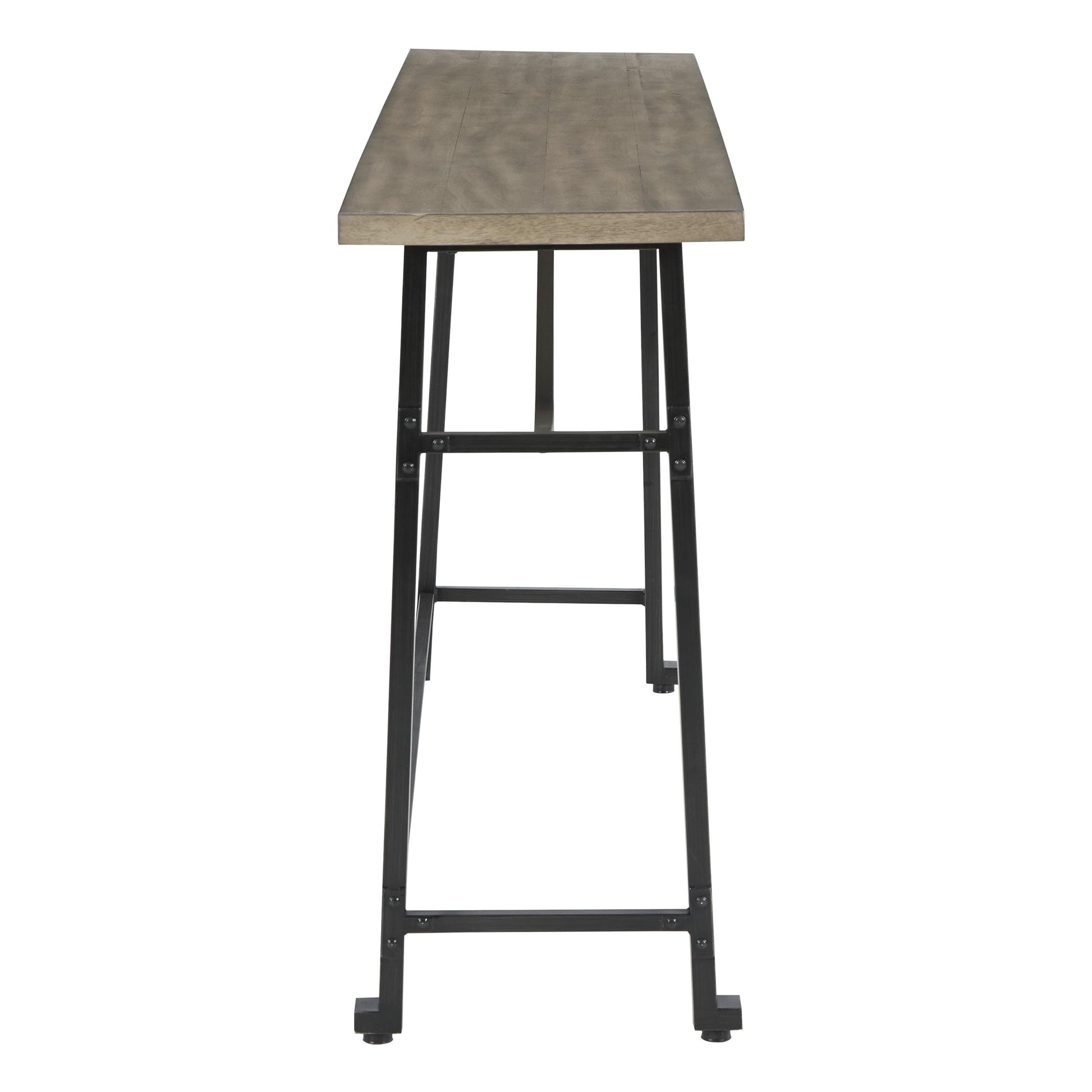 Signature Design by Ashley Lesterton Counter Height Dining Table with Trestle Base D334-52 IMAGE 3