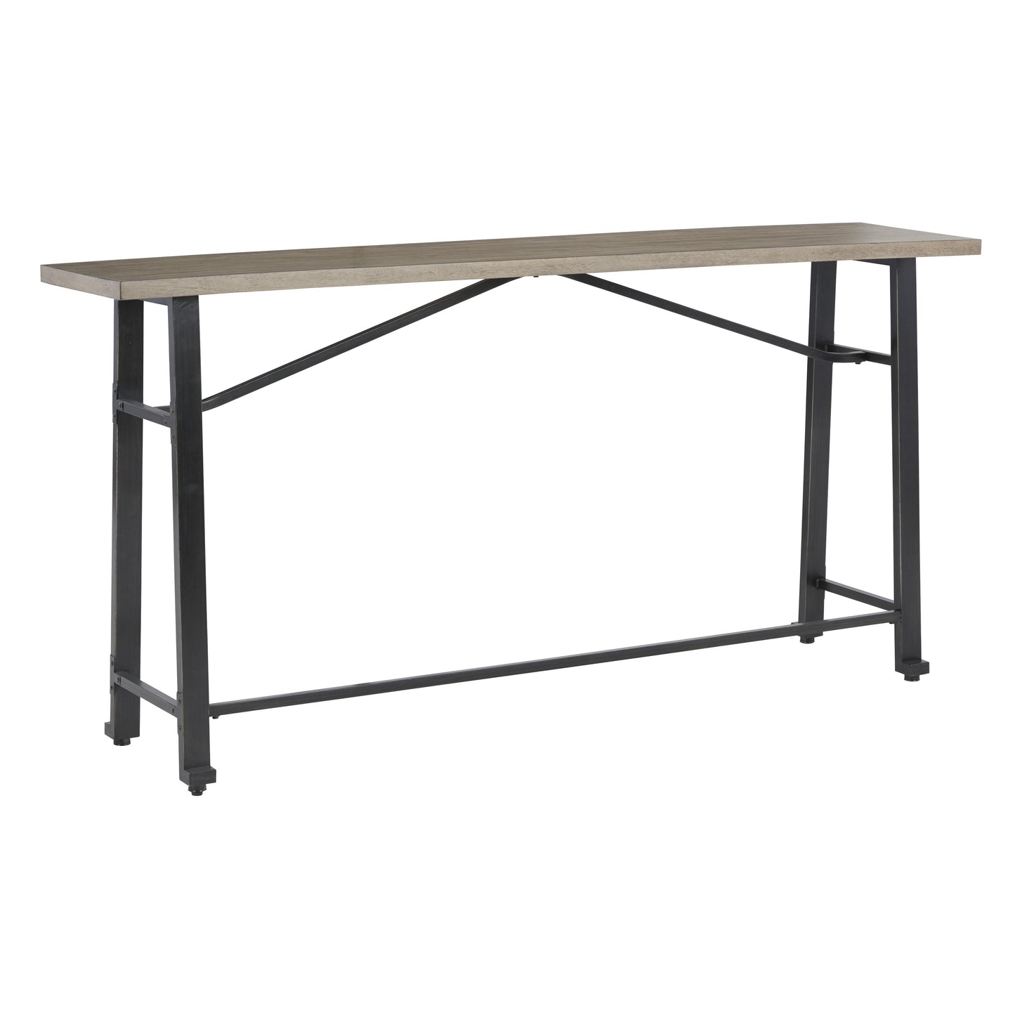 Signature Design by Ashley Lesterton Counter Height Dining Table with Trestle Base D334-52 IMAGE 4
