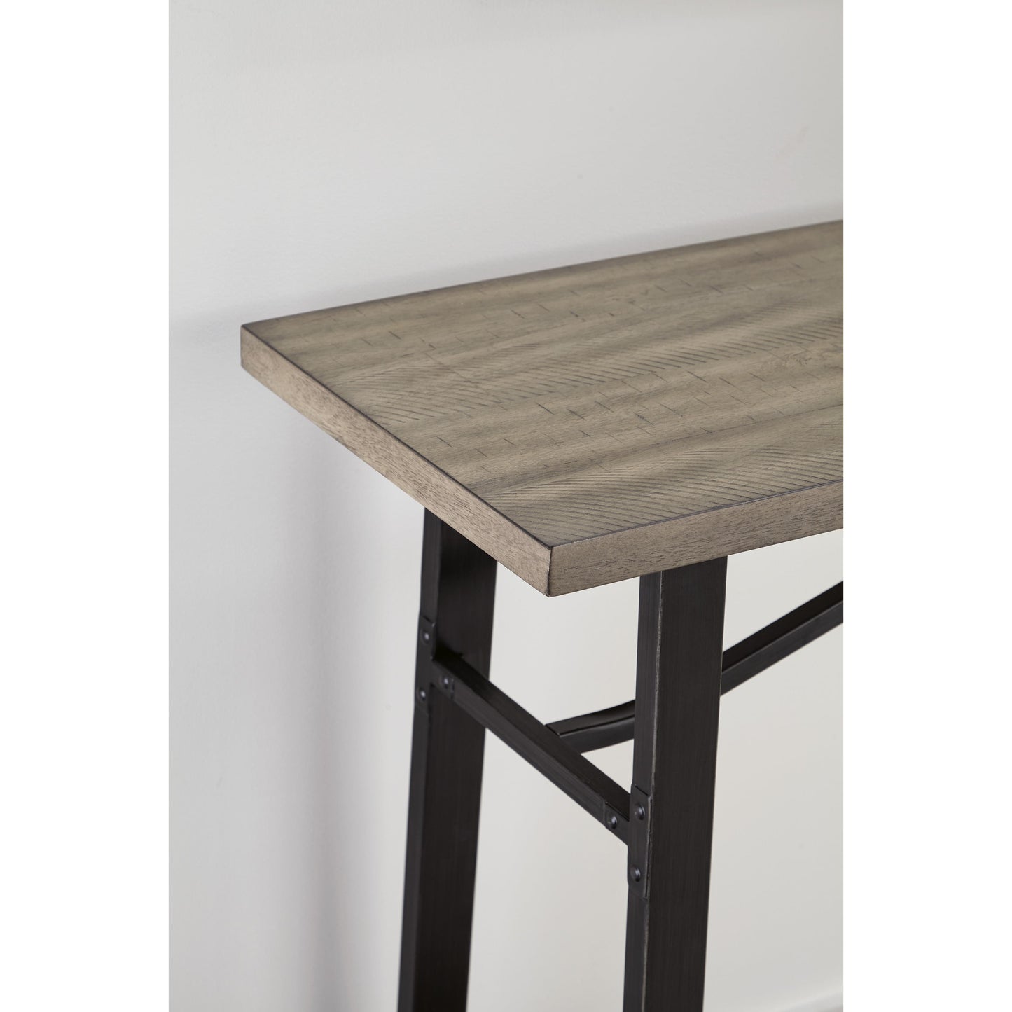 Signature Design by Ashley Lesterton Counter Height Dining Table with Trestle Base D334-52 IMAGE 5