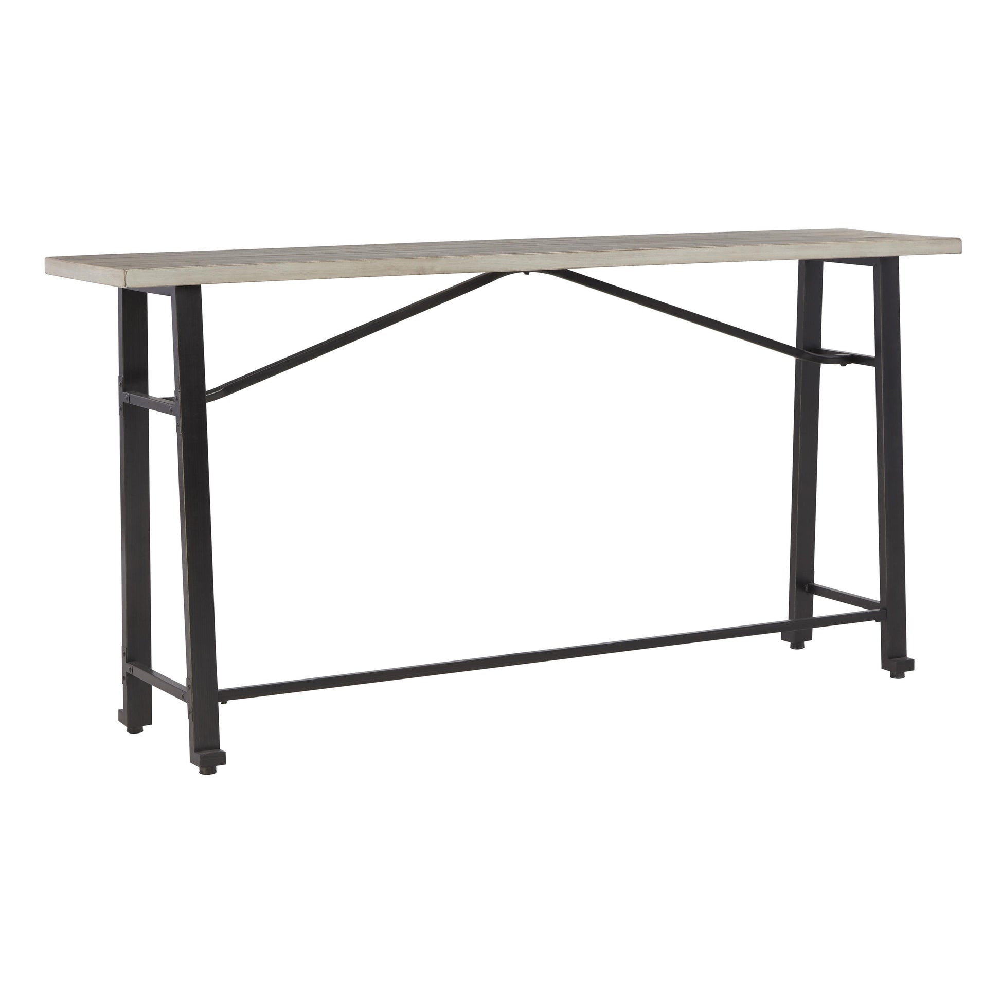 Signature Design by Ashley Karisslyn Counter Height Dining Table with Trestle Base D336-52 IMAGE 3