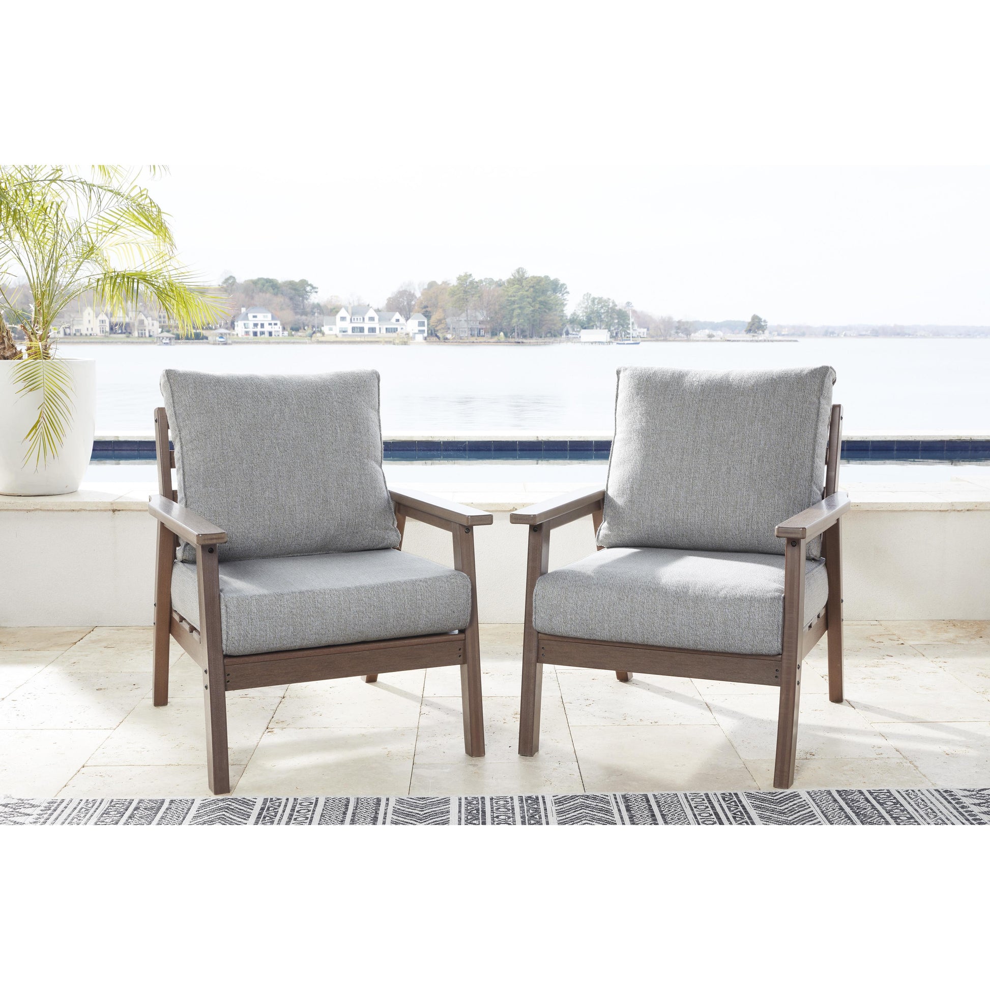 Signature Design by Ashley Outdoor Seating Lounge Chairs P420-820 IMAGE 5