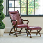 Elements International Hunter Stationary Leather Accent Chair LHT120101 IMAGE 1