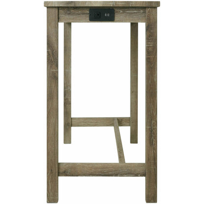  Elements International Oak Lawn Bar Table Single Pack (Table + Three Stools) IMAGE 5