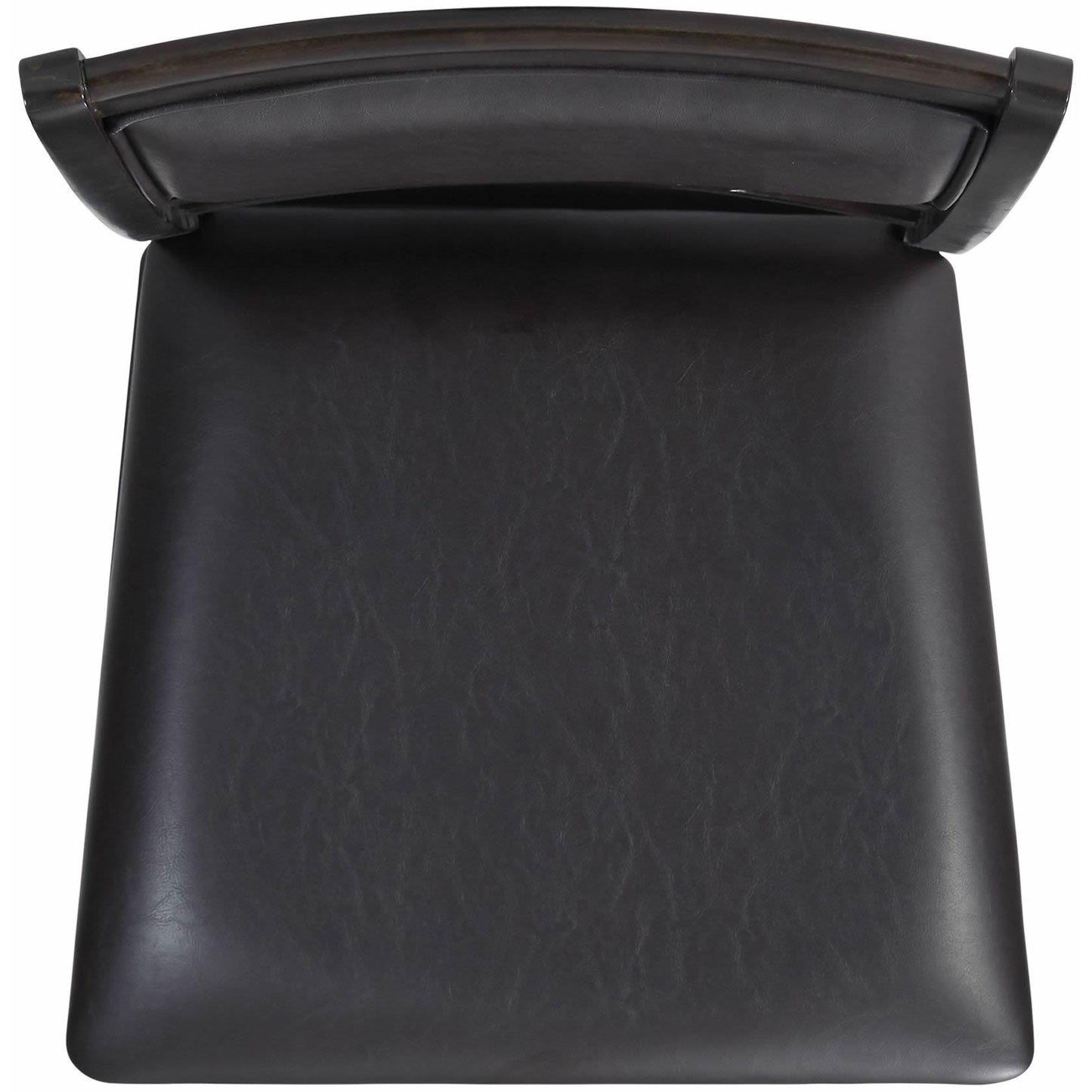  Elements International Amherst Counter Side Chair W/PU Cushion Grey Finish IMAGE 5