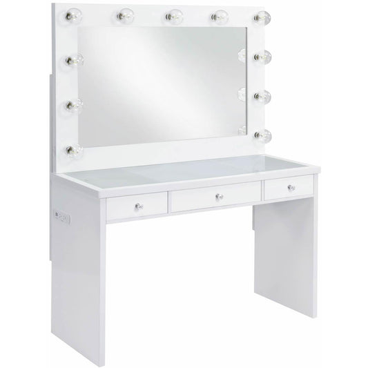  Elements International Ariana Complete Vanity with Lightbulbs IMAGE 1