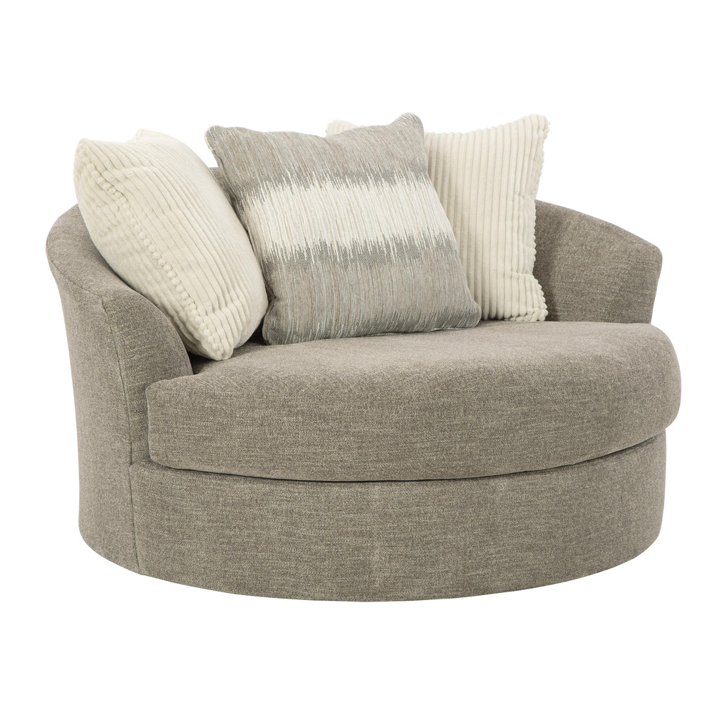 Signature Design by Ashley Creswell 1530521 Oversized Swivel Accent Chair | American Furniture of Slidell
